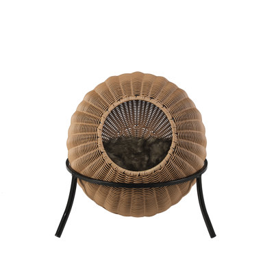 NALA 19.5" Wicker Cat Condo