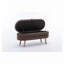 Banc de rangement en velours Noelany-2039623216