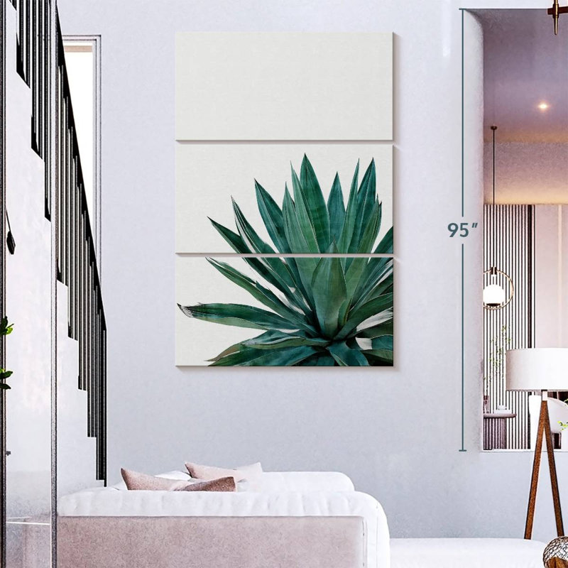 Cactus Harnek Agave, H 74 po x l 48 po