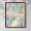 Paysages série VI - reproduction encadrée de qualité supérieure - prête à être accrochée - aucun clou requis-1251961954-1251961957