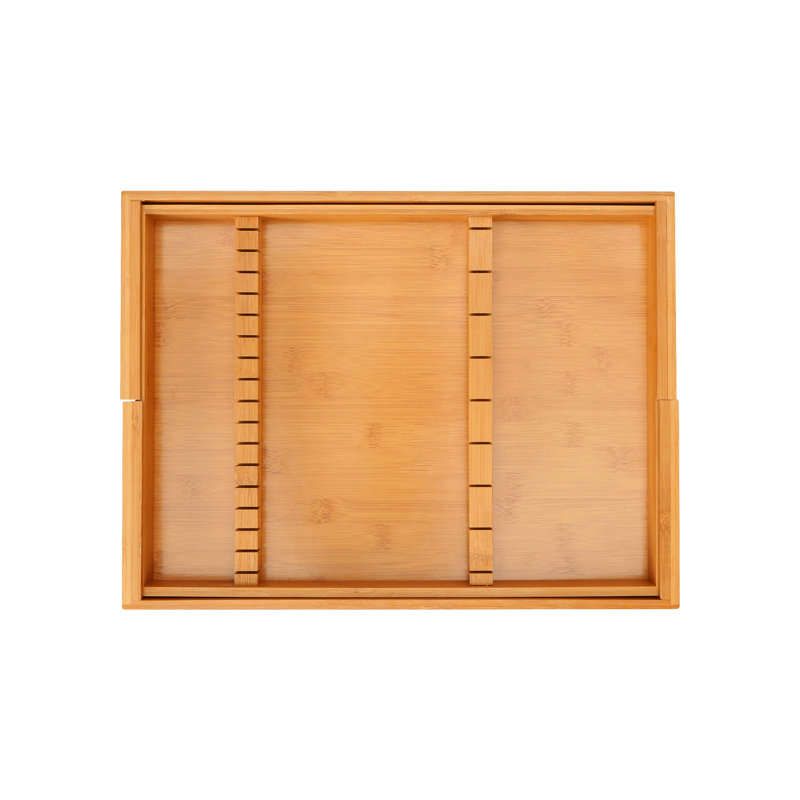 Bamboo Rectangle Utensil Storage Set