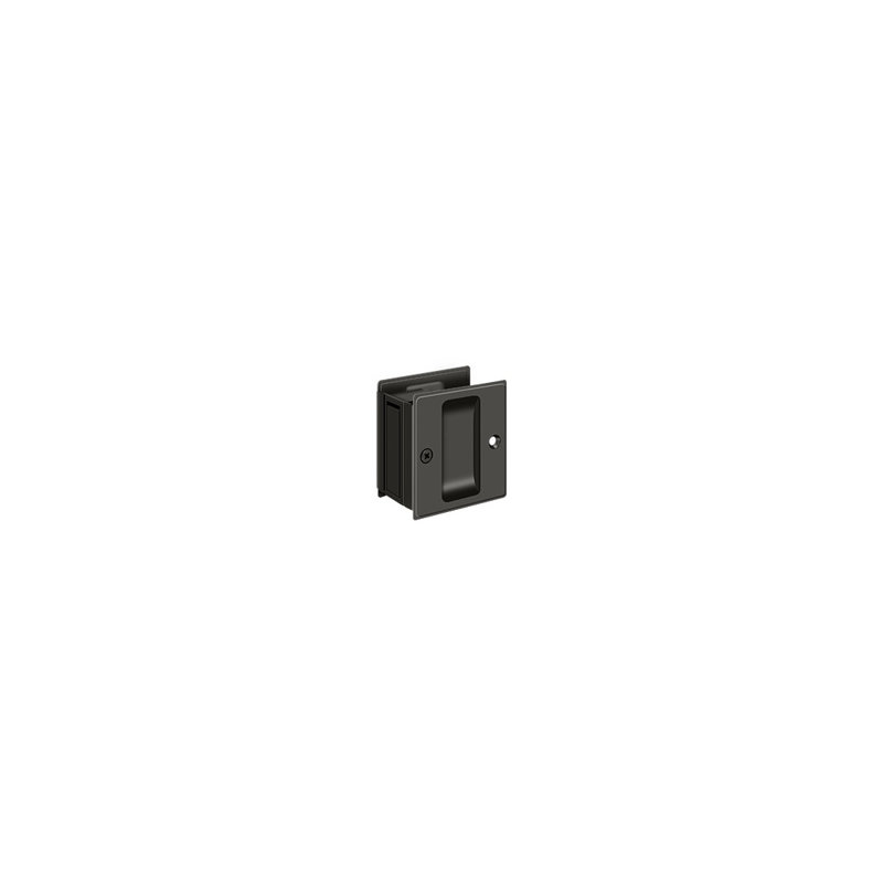 Pocket Door Hardware, Oil-Rubber Bronze