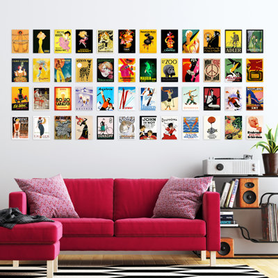 Audelia 50 Piece No Frame Print