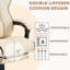 Fauteuil de bureau de massage à 6 points avec repose-pieds Inbox Zero Massage, fauteuil de bureau de direction chauffant avec dossier inclinable, fauteuil de jeu ergonomique avec accoudoirs rembourrés,-829693970