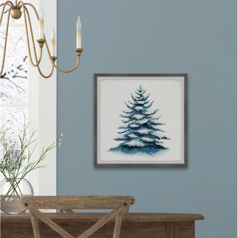 All Christmas Trees Are Perfect 1 Piece Single Picture Frame Painting, 81cm H x 81cm W x 3.81cm D