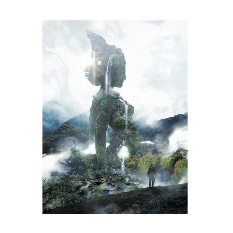 Art sur toile Barrett Biggers Freya, H 14 po x l 19 po
