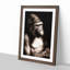 Mighty Silverback Gorilla in Abstract - Picture Frame Graphic Art Print on MDF-55739979-55739980