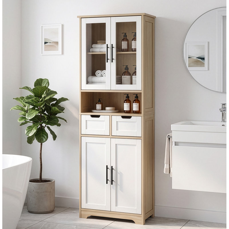 Oak Sideboard 4-Door And 2-Drawer