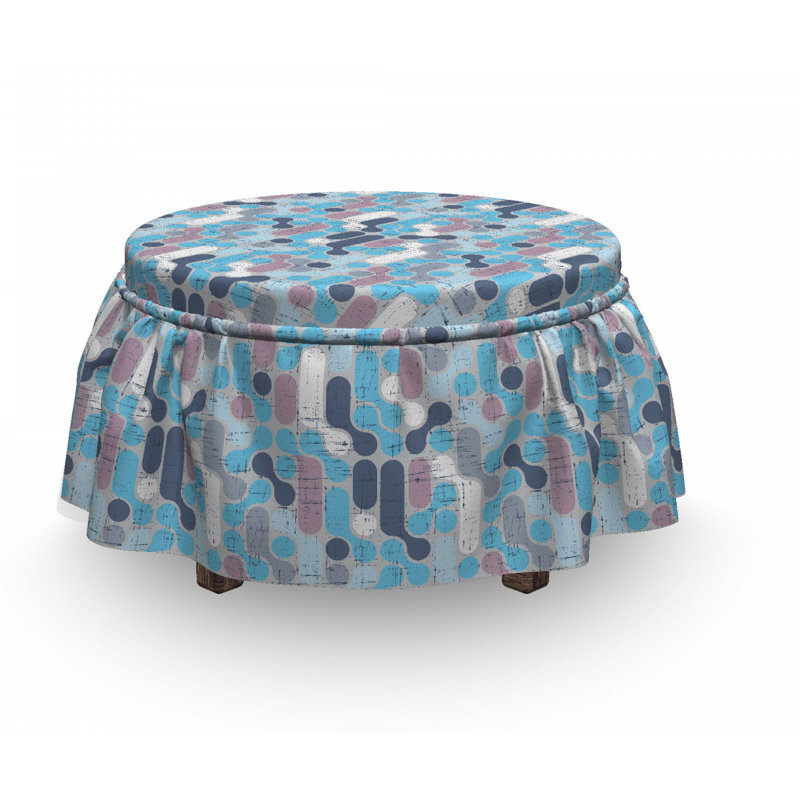Box Cushion Ottoman Slipcover