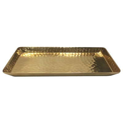 Plateau de service martelé 