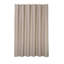 Luxury Robust Flax Linen-Look Shower Curtain for Stalls - 240GSM Waterproof Washable Fabric with Hooks - Form Resistant - Brown, 72x84 Inch-634908209-634908221