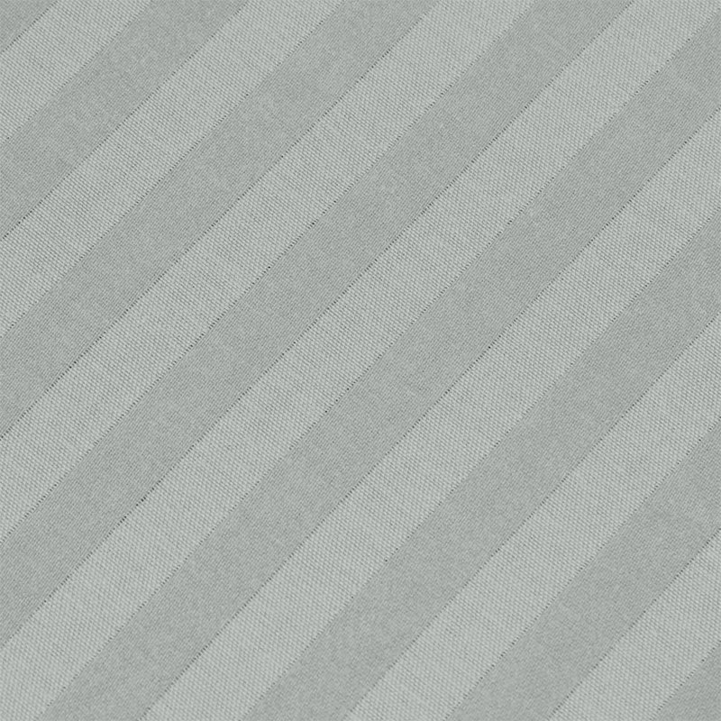 200 Thread Count Striped Microfiber Fitted Sheet, Single (3'), Grey