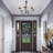 Analycia 6 - Light Steel Dimmable Chandelier