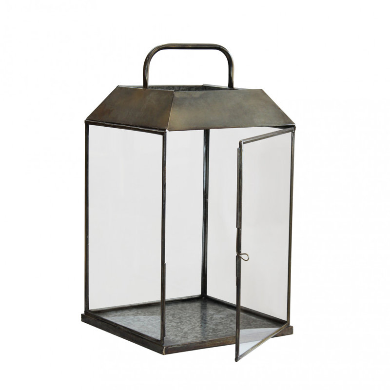 Floor Lantern, 46cm H x 25cm W x 25cm D