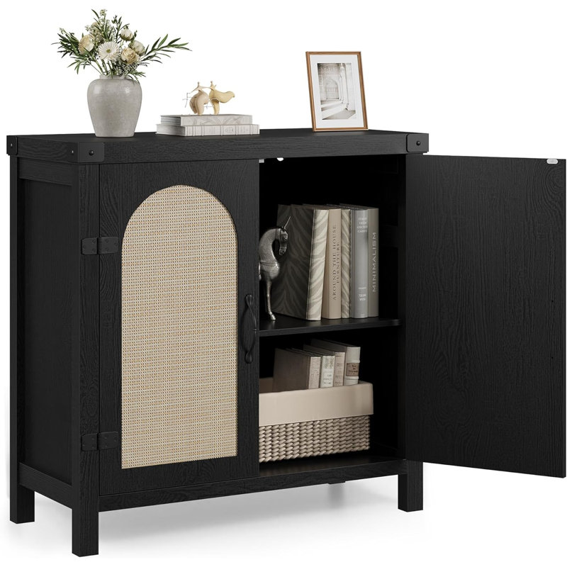 80cm Sideboard, Black
