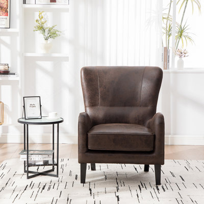 Fauteuil d'appoint à haut dossier 28 po
