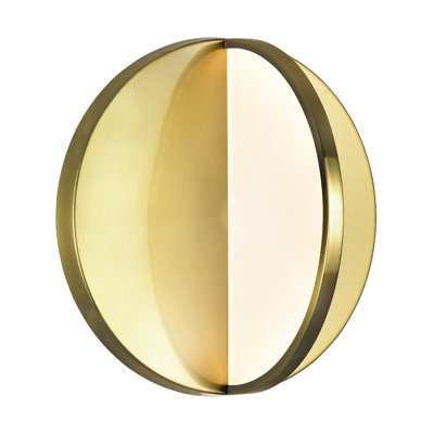 Projecteur à 1 lumière DEL en laiton brossé Oloran
