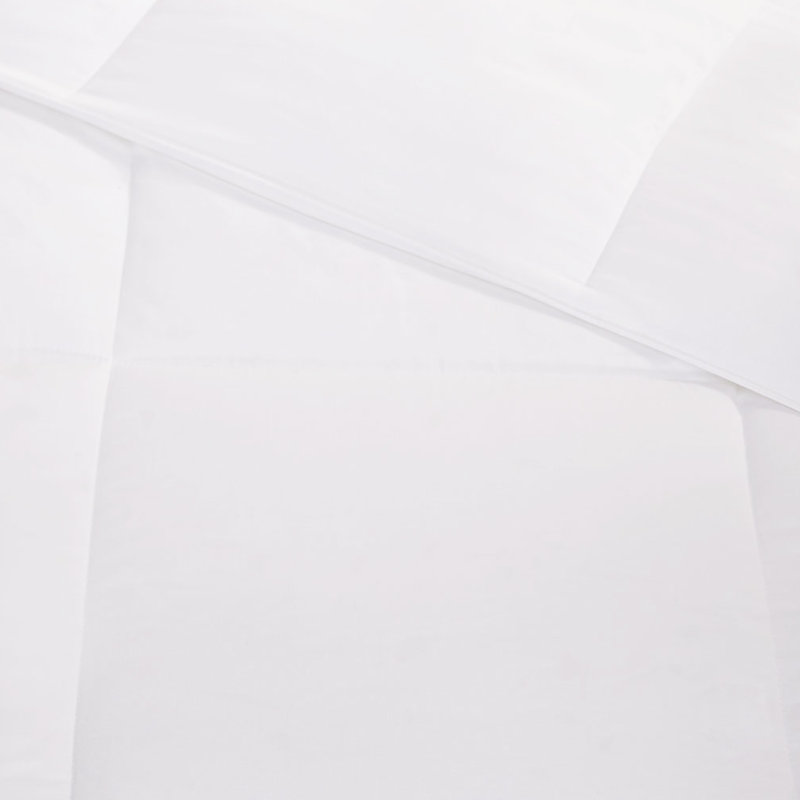 Édredon simple en coton - Isolation sans plumes 3M, literie de luxe à finition lisse, Édredon simple et 1 taie décorative