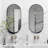 Kuske Metal Oval Wall Mirror