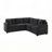 L-shaped Sectional Sofa Bed with Pull-Out Sleeper and Hidden Storage for Living Rooms-2111281726