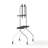 Adjustable 360-Degree Spin TV Stand with Open Shelves, Suitable for 43-70 Inch TVs, Durable and Multi-Functional-1957399771