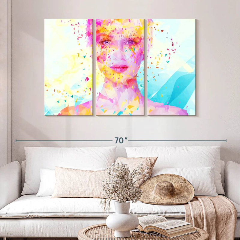 Leisha Turquoise, 32" H x 50" W