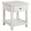 Table de bout en bois à 1 tiroir avec tablette Thurston-838303242