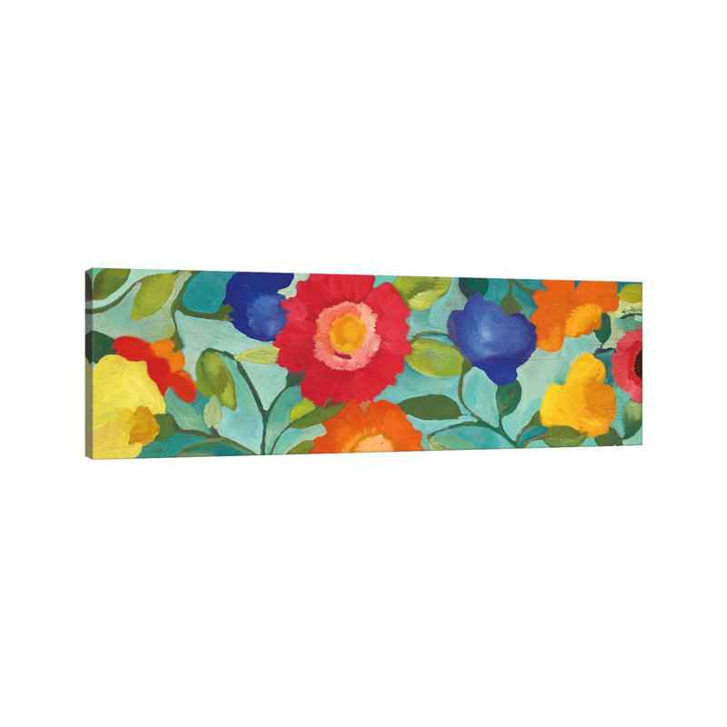 Blue Pan II by Kim Parker - Wrapped Canvas Panoramic Gallery-Wrapped Canvas Giclée, 30.48 cm H x 91.44 cm W x 1.91 cm D