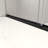 6076 Inch North American Frameless Double Sliding Matte Black Shower Door With Adjustable Soft Closing Function 8Mm Tempered Glass With Nano Easy Cleaning And Stick Explosion-Proof Menbrance