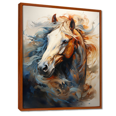 «Horse Grace Portrait I» - art mural cheval