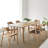 Japanese style solid wood dining table-105507799