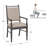Cipolla Wood Finish Beige Fabric Arm Chair-105513480