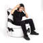  Faux Leather Gaming Bean Bag Chair-2094529305