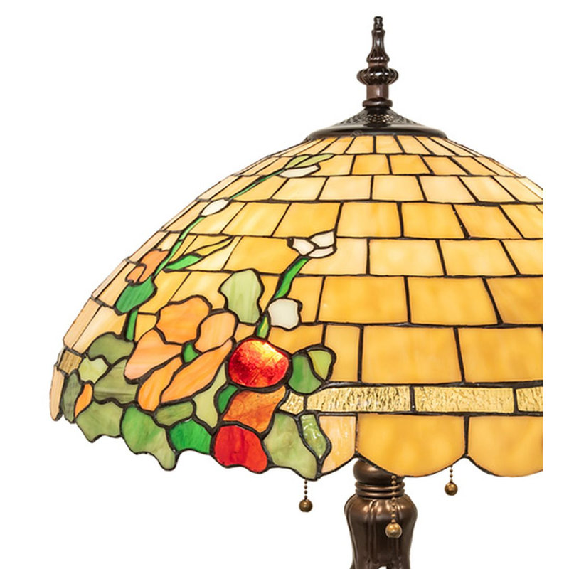 Duffner And Kimberly Hollyhock Table Lamp