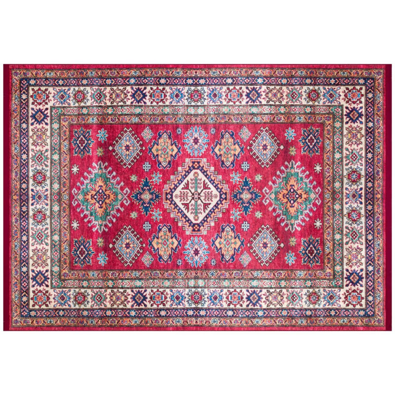 Tapis intérieur / extérieur en coton Rupinder, Rectangle 5 pi 11 po x 9 pi 2 po