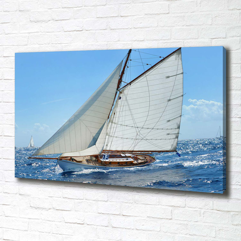 Yacht - Wrapped Canvas Print