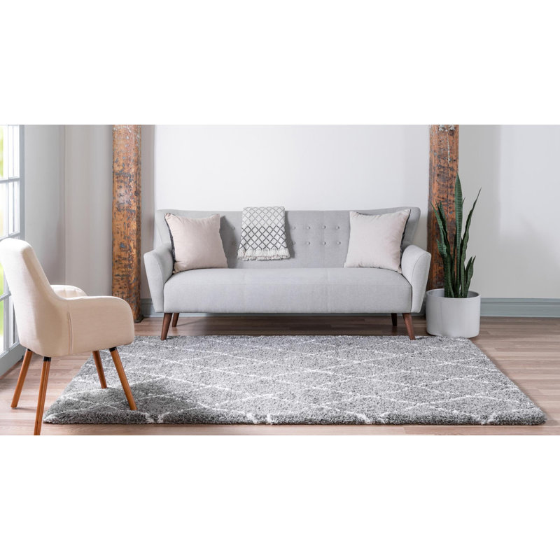 Paquette Shag Area Rug, Rectangle 152 x 244cm