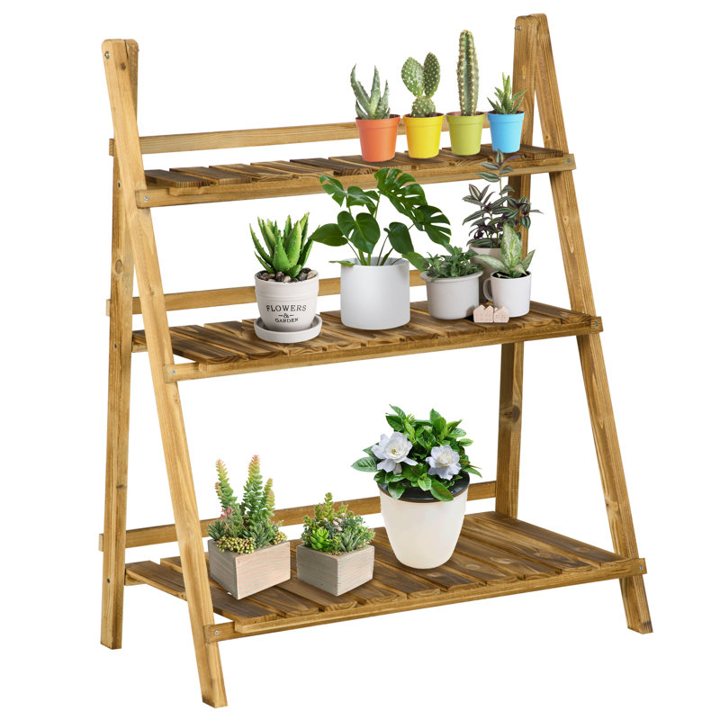 Plant Stand, 93cm H x 80cm W x 37cm D, Bronze