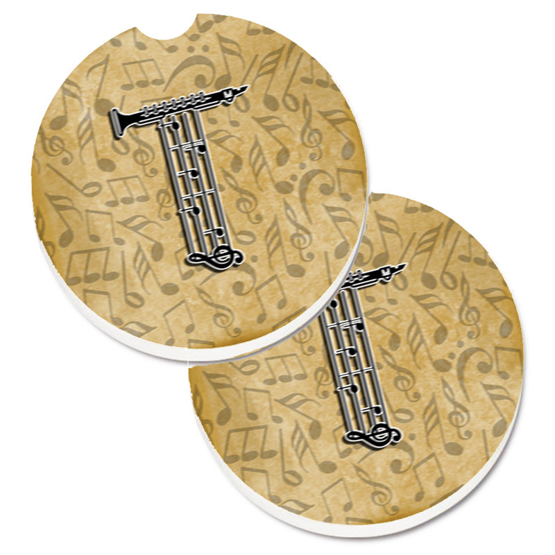 Sous-verre musical instrument coast, T