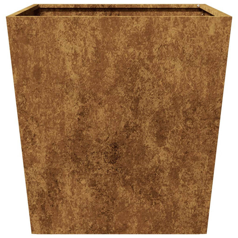 Pot de fleurs de jardin brun, 1, Brun, H 19,7 po x l 19,7 po x P 19,7 po