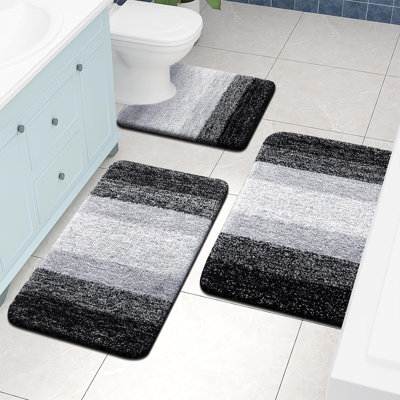 Avarie Microfiber / Microsuede Non-Slip Bath Rug