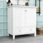 Ensemble de meuble-lavabo simple autoportant avec lavabo en céramique Kidd Modern-401515625