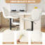 Adjustable Height Counter Stool with Metal Frame-243967672-243967685