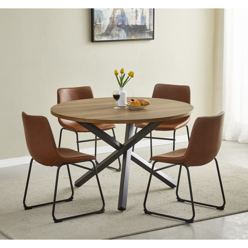 Hoswell Round Dining Set- 5 Pcs