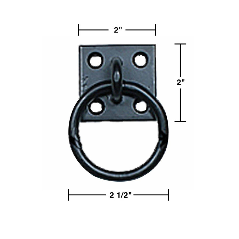 Cabinet Cast Iron Cabinet Hardware Rustic 1 1/4" Centre Ring Pull Multipack
