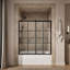 Rely 77 In. H Sliding Shower Door With 3/8 In.-Thick Glass1