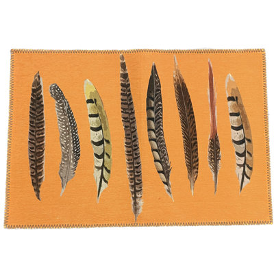 Animal Print Area Rug in Butternut