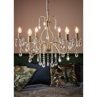 Roche 6 - Light Crystal Chandelier