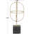 Marble Loop Geometric Decorative Sculpture with Marble Base