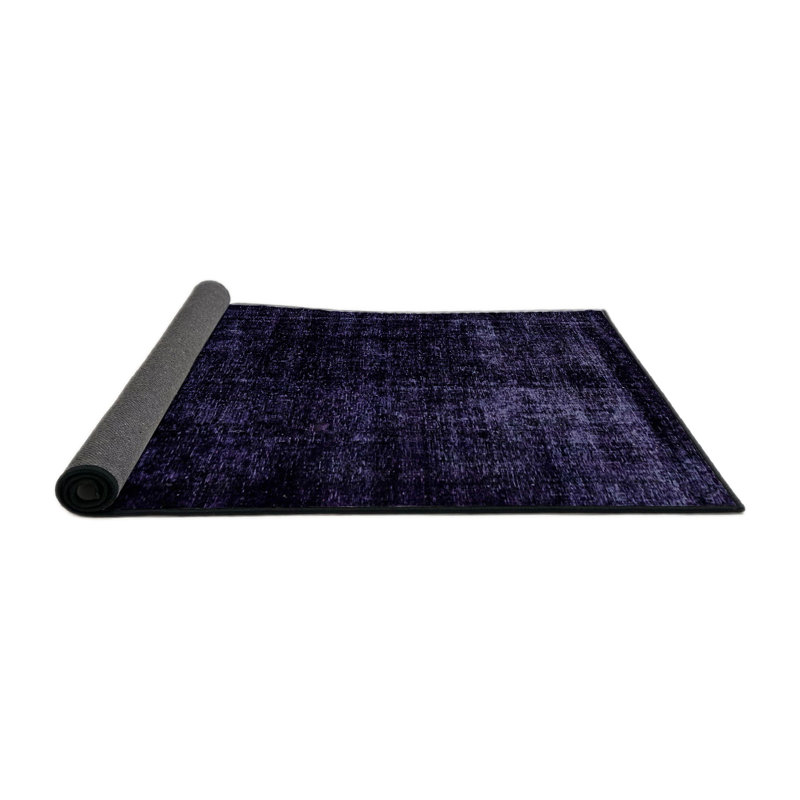 Tapis abstrait moderne abstraite, Rond 3 pi